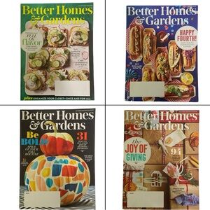 Better Homes And Gardens Magazines Lot Of 4 May July 2019 October December 2020